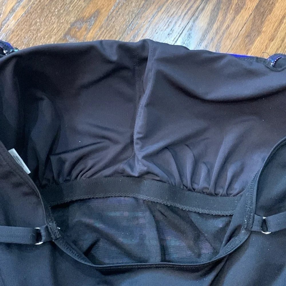 Gabar sz 14 black one piece swim dress